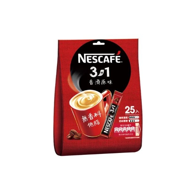 雀巢 三合一香滑原味_袋_-25入.JPG