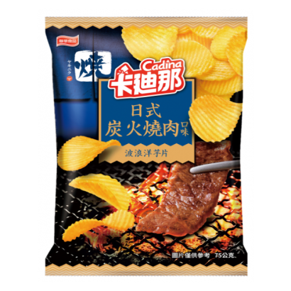 卡迪那波浪洋芋片日式炭火燒肉口味70G.png